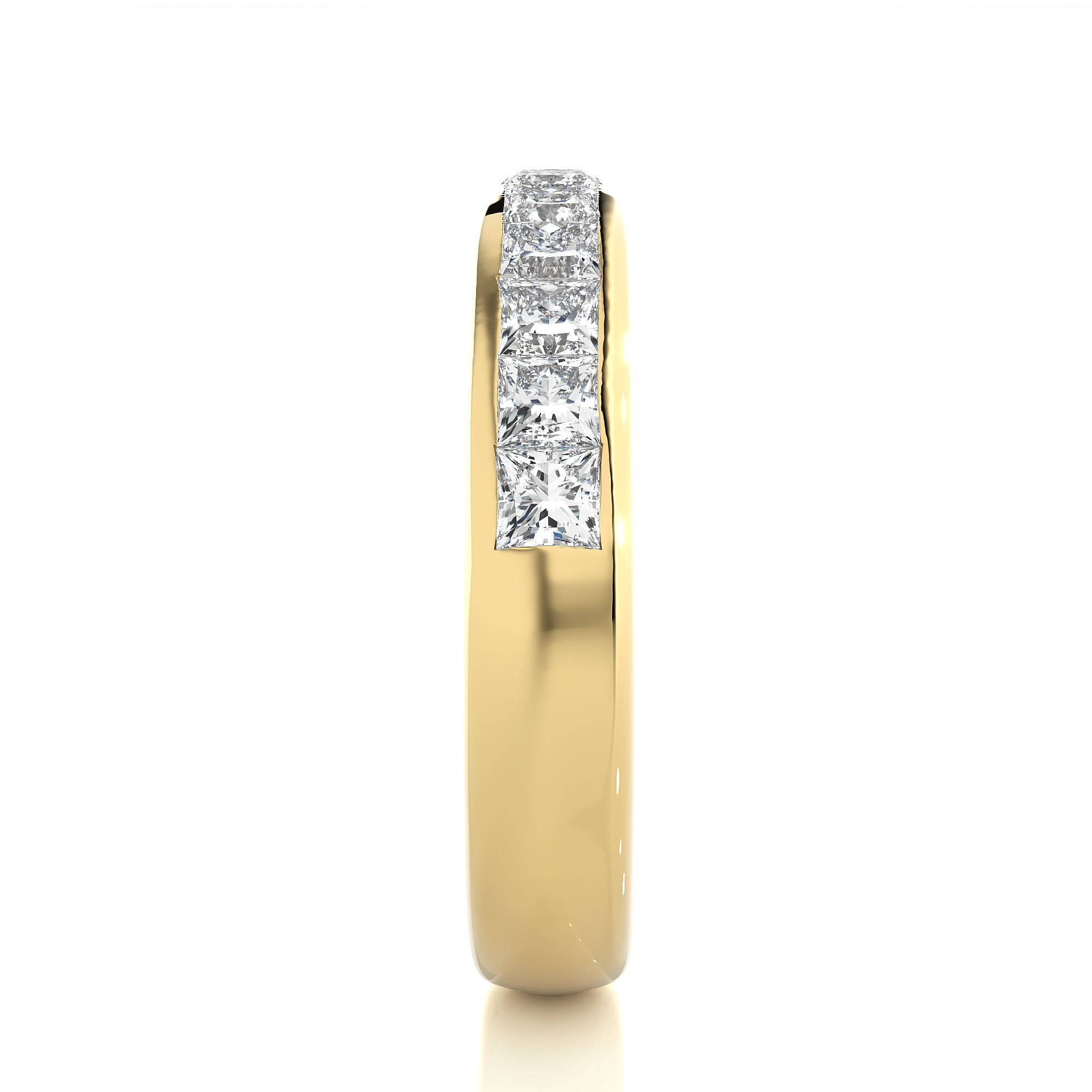 0.55 Carat G Color VS1 Clarity Diamond Studded Natural Diamond Ring.